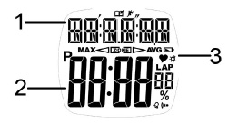 Спортивные часы Beurer PM26 — дисплей