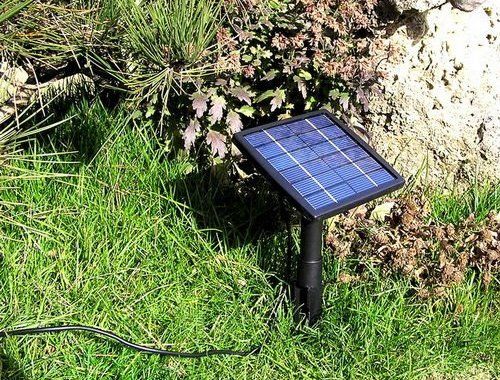 Солнечная панель обеспечит питание насосу энергией солнца