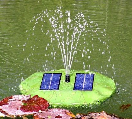 Вы можете запускать этот фонтан даже в реке или озере!